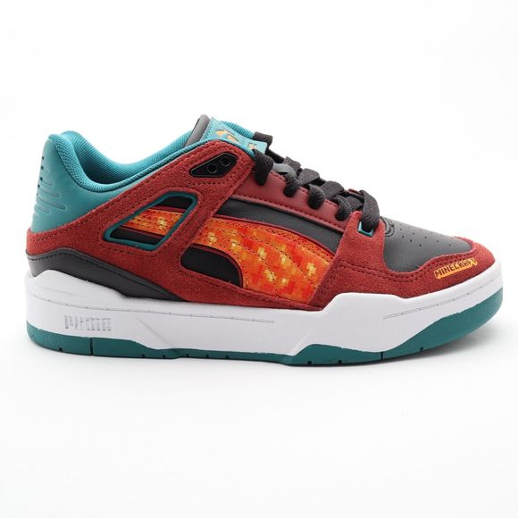 PUMA MINECRAFT Slipstream Sneakers Russet Brown Teal Green Big Kids Junior 6 - Picture 3 of 16